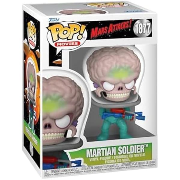 Figur - Funko Pop! - Alien Soldat - Mars Attacks - Vinyl - 9,5 cm