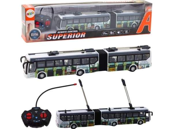 City Trolleybus Fjärrstyrd RC-ljus Kollektivtrafik EDUKAMP