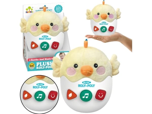 Interaktiv Wanka Get Up Chicken Lights Høres gul EDUKAMP