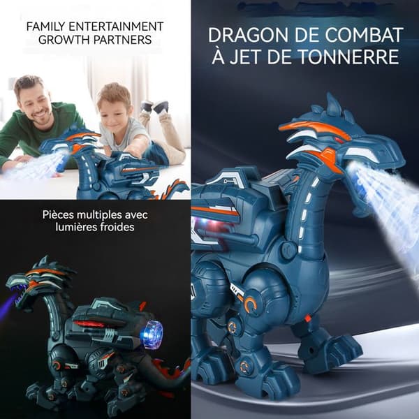 TD® elektriska interaktiva dinosaurier leksaker: prata och gå Fire Dragon och dinosaurier för spel, barnleksaker Julklapp
