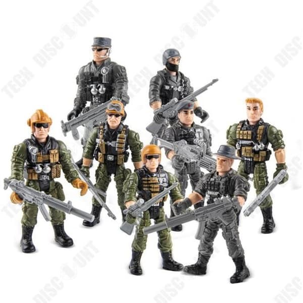 TD® Marine Corps soldatleksak simuleringsmodell barnleksak liten soldat karaktär militär modell X