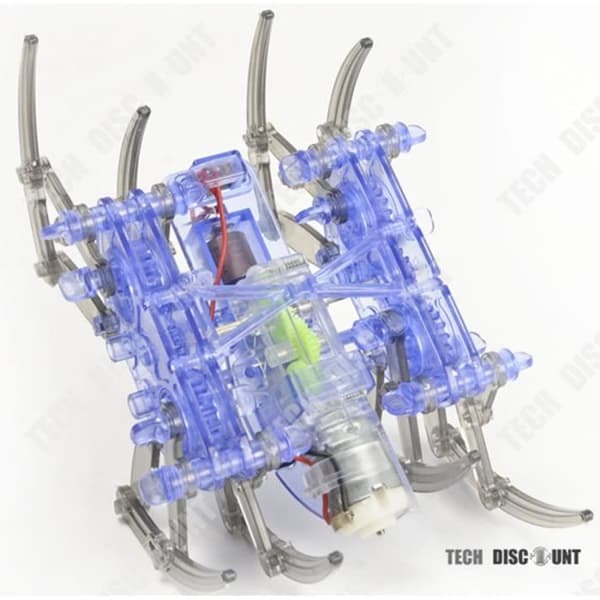TD® Pedagogiska leksaker mekanisk spindel Robotbyggande barn djur miniatyr lekfull interaktiv Halloween jätteben spindel