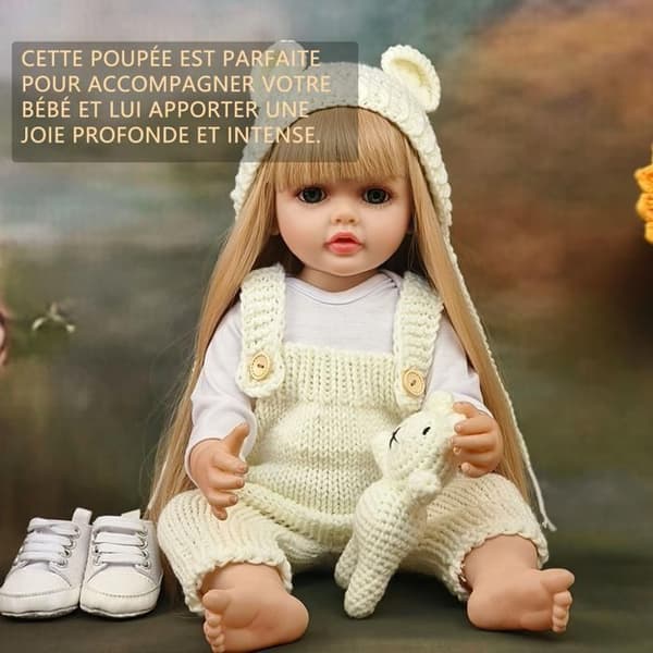 Docka Baby - Ej specificerad - 55cm - Plast och silikon - För barn 4-6 år - Vattenleksak