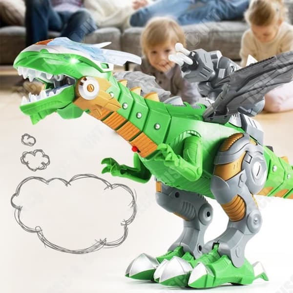 TD® Spray elektrisk dinosaurieljus eldsprutande mekanisk kampdrake simulering vetenskap och utbildning dinosaurie modellspel