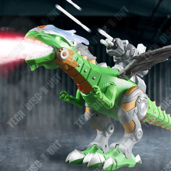 TD® Spray elektrisk dinosaurieljus eldsprutande mekanisk kampdrake simulering vetenskap och utbildning dinosaurie modellspel