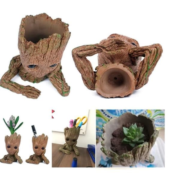 Xichao Creative Guardians of The Galaxy Vol. 2 Baby Groot figur 7" blomkruka stil leksak