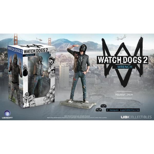 Watch Dogs 2: The Wrench Figure- USED