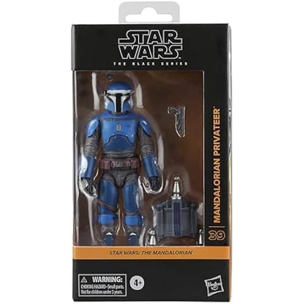 Samlarfigur - STAR WARS - Mandalorian Privateer - 15 cm - Premium Ledda - Inkluderade Tillbehör