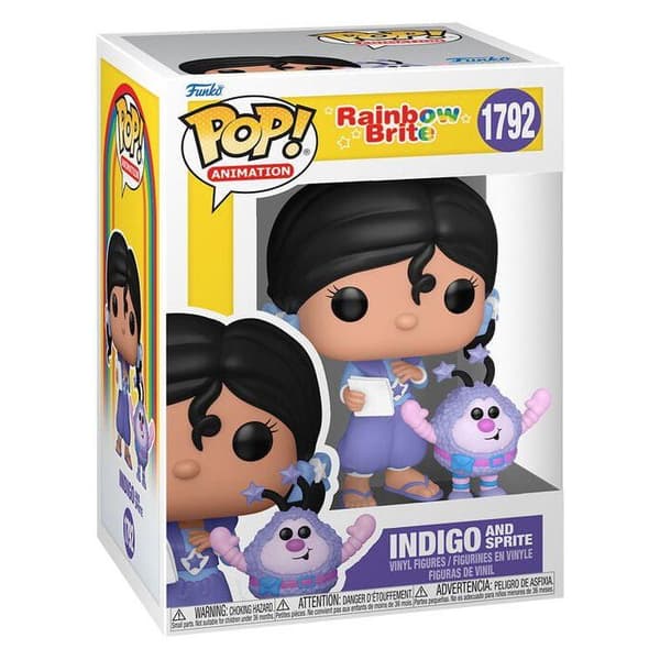Figur - Funko Pop! - Rainbow Brite - Indigo Docka & Hammy - 9,5 cm - Kvalitetsvinyl
