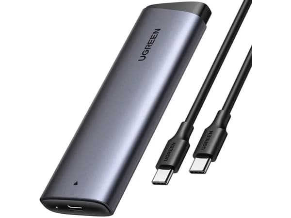 M.2 NVMe SSD-deksel UGREEN CM767 USB-C 3.2 S.M.A.R.T, Auto Sleep, TRIM