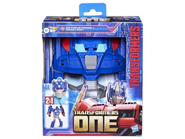 Transformers One 2 in 1 Optimus Prime (Orion Pax) Mask Action Figure, Child, Face mask, 6 yr(s), Movie, Transformers, 1 pc(s)