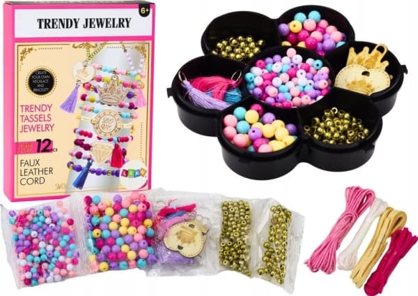 LeanToys Armbånd Maker Container Beads Charms