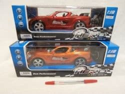 R/C sports car 4 functions 1:18 MIX