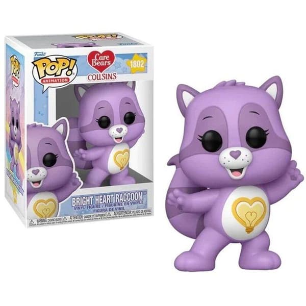 Figur Miniatyr - Funko - POP Animation - Care Bears - Bright Heart Raccoon nr 1802