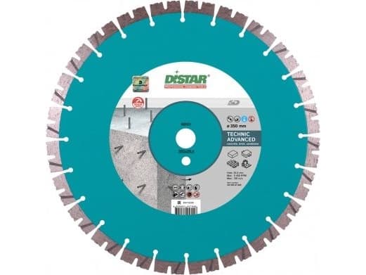 Di-Star Diamond disc Technic Advanced 1A1RSS/C3-H 350x3,5/2,5x15x25,4-(11,5)-24