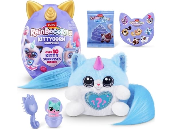 Figurka Zuru Rainbocorns Kittycorn Surprise S9 - surprise plush