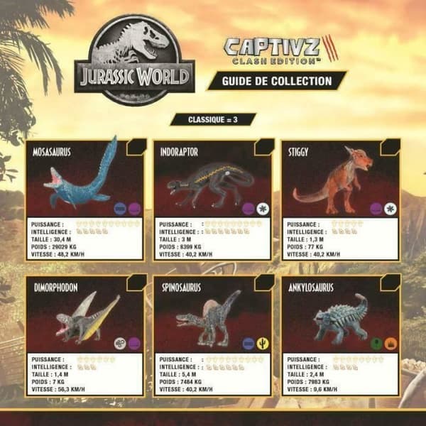 Jurassic World Clash Edition - Mega Egg 20 Surprises - 28 cm