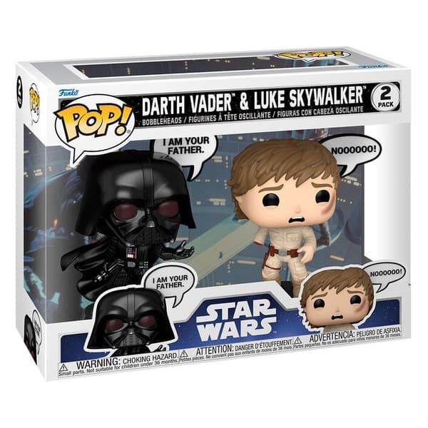 POP pack 2 figures Star Wars Darth Vader &#38; Luke Skywalker