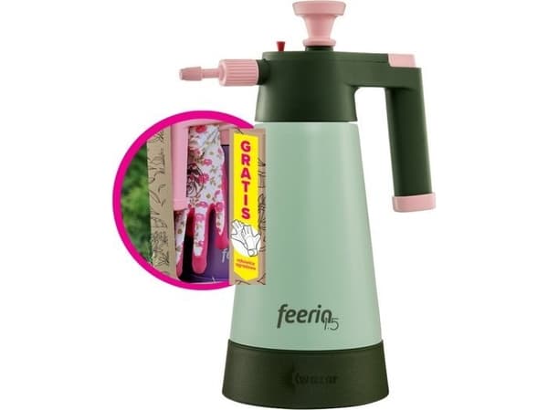 SPRAYER FEERIA KAPASITET 1,5L MINTE MED HANSKER
