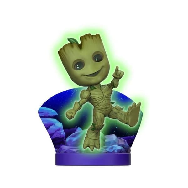 De Lojala Undergivna - Marvel - Mini-diorama Superama Groot Glow-in-the-Dark SDCC Exklusiv 10 cm