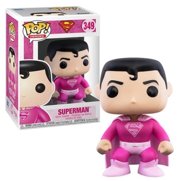 DC BCA Figur - Rosa Superman Pop 10cm