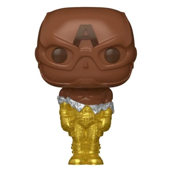 Captain America statyett 9 cm - FUNKO - Marvel - Pop!