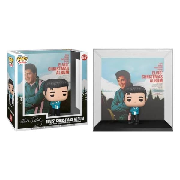 Vinylfigur - FUNKO - Elvis Presley Christmas Album Cover 57 - Vit - Pop! – Blandat
