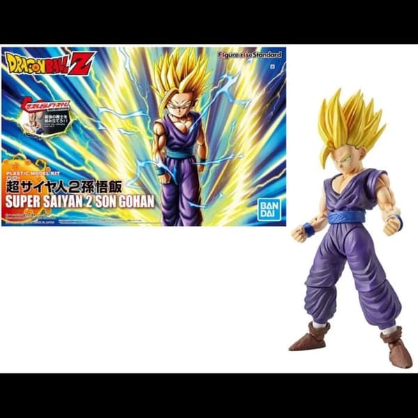 Bandai Figure-Rise Standard 582140 Dragon Ball Super Saiyan 2 Son Gohan (Förnyelse) Plastmodellsats