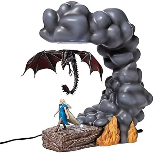 Samlarfigur - ENESCO - Flytande Drogon - Resin - 16x24x28 cm - Officiell licens
