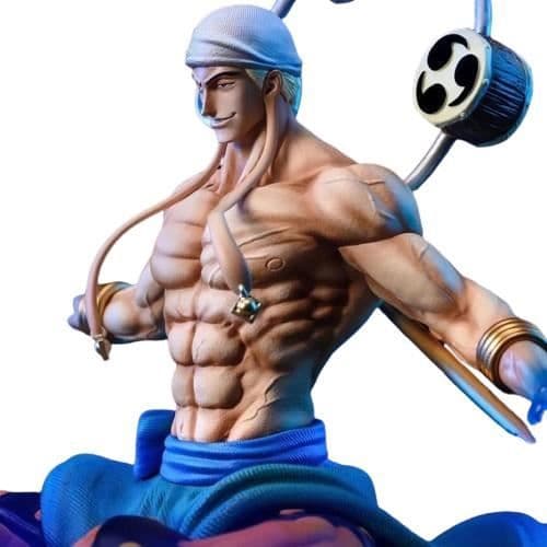 Figurine Enel One Piece Ener Eneru gudomlig varelse anime manga karaktär dubbelhuvud leksak kraftfull gud samling modell staty