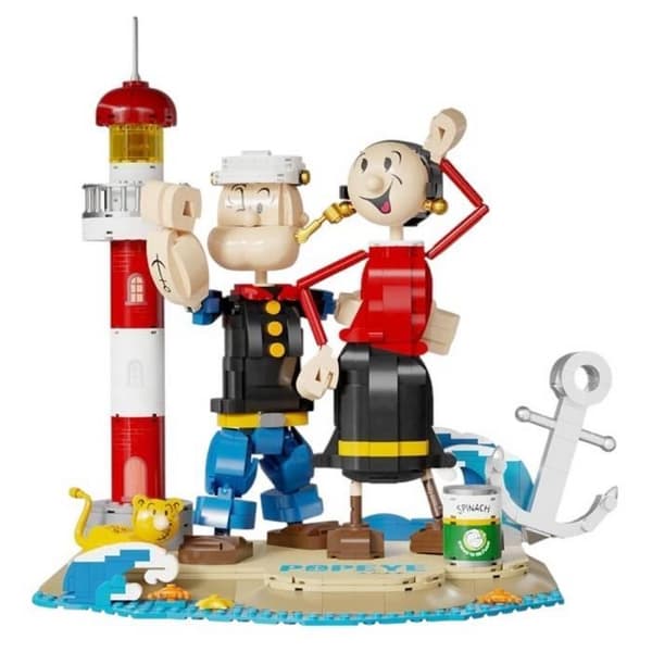 Figurer - Set byggfigur Pantasy Popeye &amp; Olive Oyl (86401)