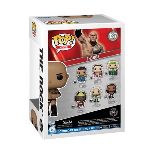 Figurin - Funko - WWE - The Rock - Grå - Vuxen - Blandad