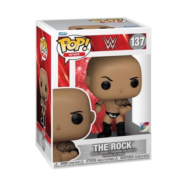 Figurin - Funko - WWE - The Rock - Grå - Vuxen - Blandad