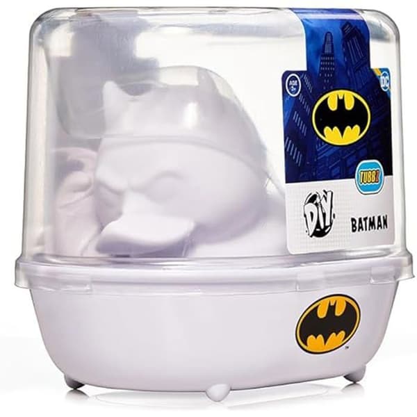 TUBBZ DIY Edition Måla Din Egen Superman Gummibåt Figur – Officiell DC Comics Produkt – Serietidning