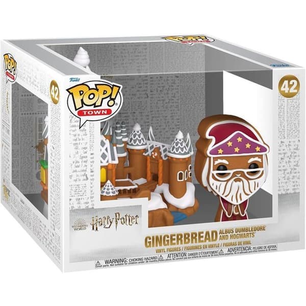 Figurine Funko Pop! Town - Harry Potter - Gb Dumbledore & Hogwarts