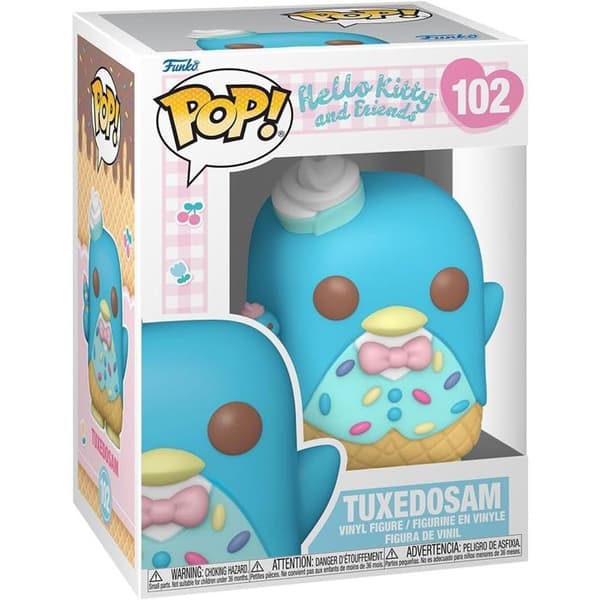 Figur - Funko Pop! - Hello Kitty - Tuxedo Sam - 9,5 cm - Högkvalitativ Vinyl - Perfekt Gåva