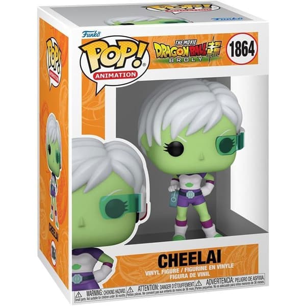 Figur - Funko - Cheelai - Hållbar Vinyl - 9,5 cm - Dragon Ball Super Broly