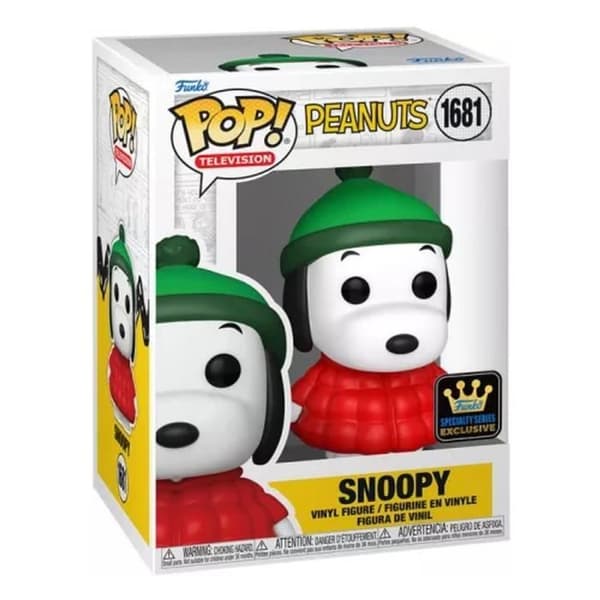 Figurine - Funko - Snoopy med kappa - Peanuts - Pop! - Blandat - Barn