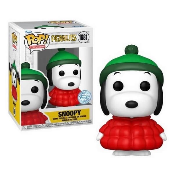 Figurine - Funko - Snoopy med kappa - Peanuts - Pop! - Blandat - Barn