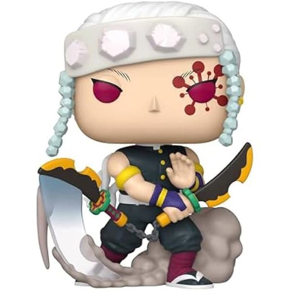 Figur spel - Funko Pop! - Tengen Uzui - Vinyl Jumbo - 25,4 cm - Present Demon Slayer
