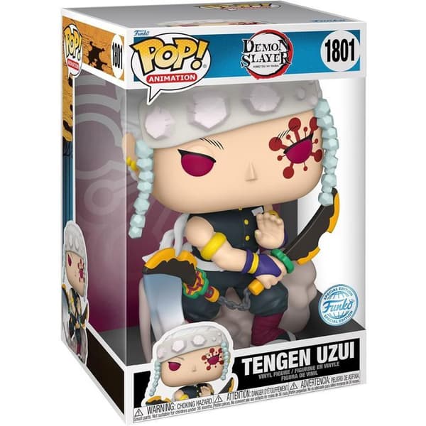 Figur spel - Funko Pop! - Tengen Uzui - Vinyl Jumbo - 25,4 cm - Present Demon Slayer