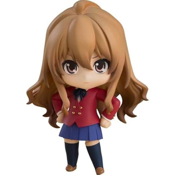 Figur Nendoroid - GOOD SMILE COMPANY - Taiga Aisaka 2.0 - 3 ansiktsplaketter - Träsvärd - Skål med ris