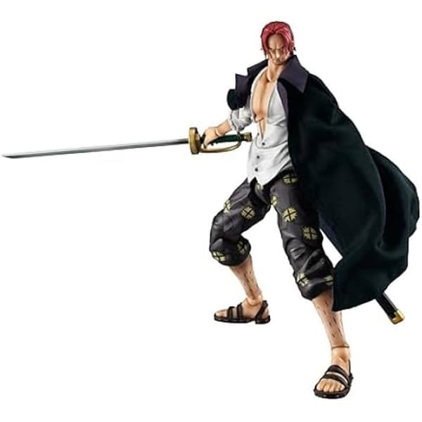 Actionfigur - MEGAHOUSE - Röd-Hårig Ver.1.5 - One Piece - Färgglad - Samlarobjekt