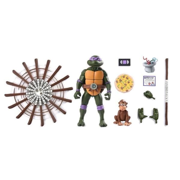 Tortugas Ninja (Tecknat) figurine Ultimate Donatello VHS 18 cm