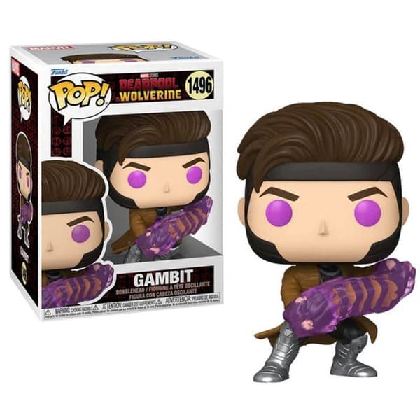 Figur - Funko Pop! - Deadpool & Wolverine - Gambit - Högkvalitativ Vinyl - Perfekt Gåva