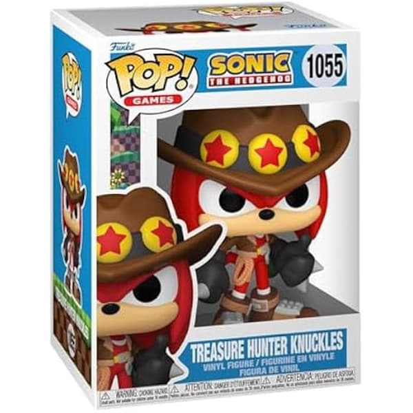 Figurine - Funko Pop! - Sonic - Knuckles the Echidna - 9,5 cm - Kvalitetsvinyl - Idealiskt present