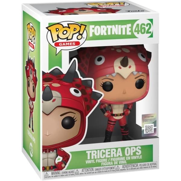 Funko Pop! Fortnite S2: Tricera Ops - FUNKO - 9 cm - Lila - Blandat - Barn