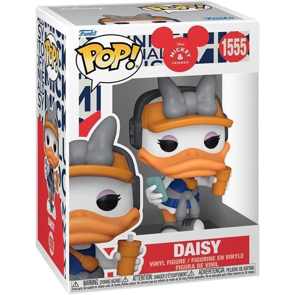 Figur Miniatyr - Funko - POP Disney - Mickey &amp; hans vänner - Daisy (Marathon) nr 1555