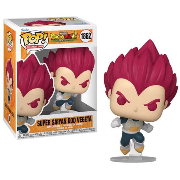 Figurine - Funko - Dragon Ball Super - Super Saiyan God Vegeta - 10cm - Samlare