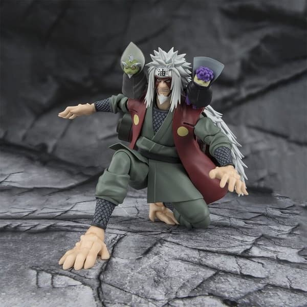 Naruto Shippuden Jiraiya Hidden Leaf Heroic Master Sage Mode S.H. Figuarts figure 17cm